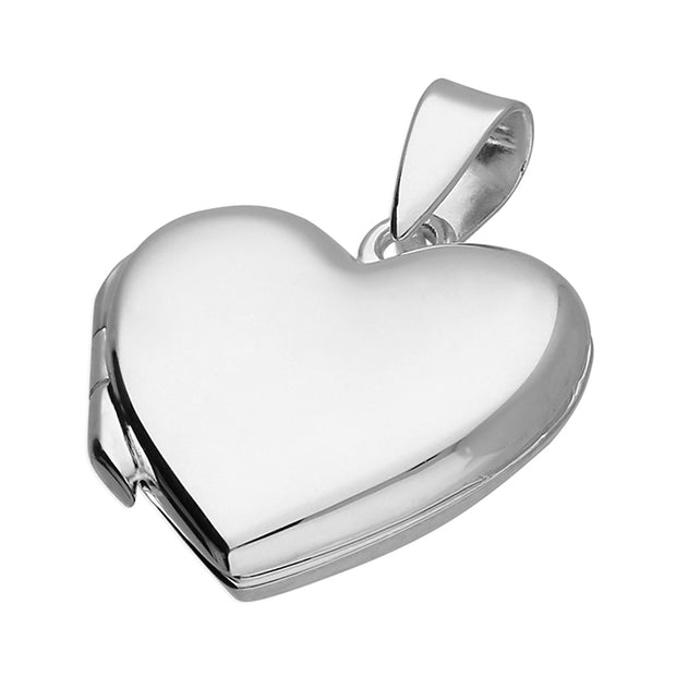 20mm Flat Plain Heart