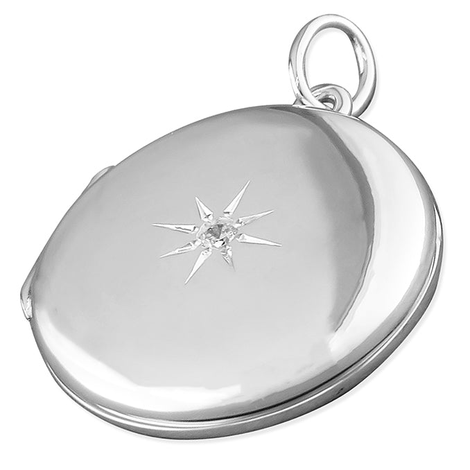 25mm Round Star Cubic Zirconia