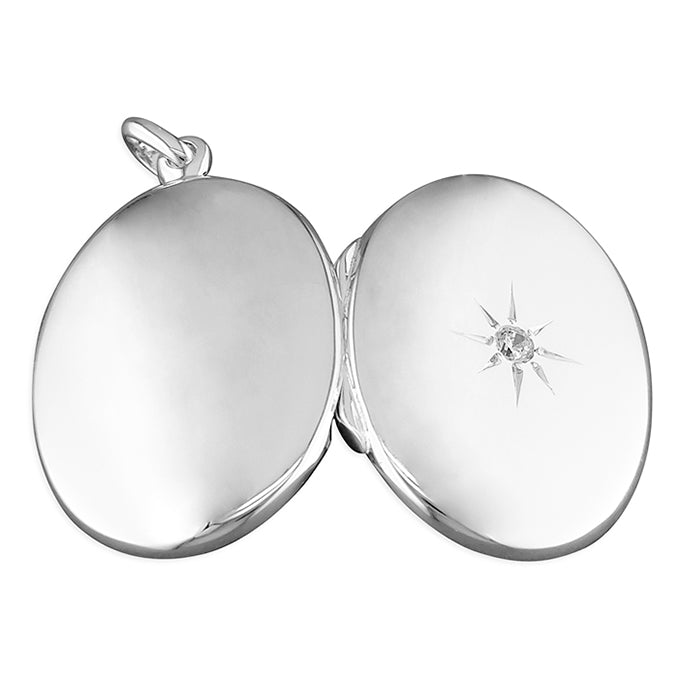 26mm Oval Star Cubic Zirconia
