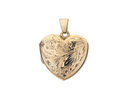 Aurelia 9ct Yellow Gold Engraved Heart Locket