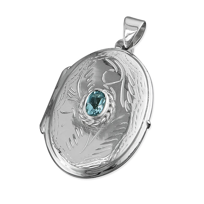Blue Topaz Large Oval