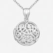 Celtic Knot Sterling Silver Round Locket