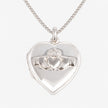 Claddagh Sterling Silver Heart Locket