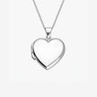 Classic Polished Sterling Silver Heart Locket