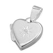 Cubic Zirconia Plain Heart