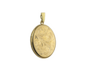Evangeline 9ct Yellow Gold Ornate Scroll Oval Locket