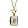 Gold Plated Sterling Silver Art Deco Style Locket Necklace