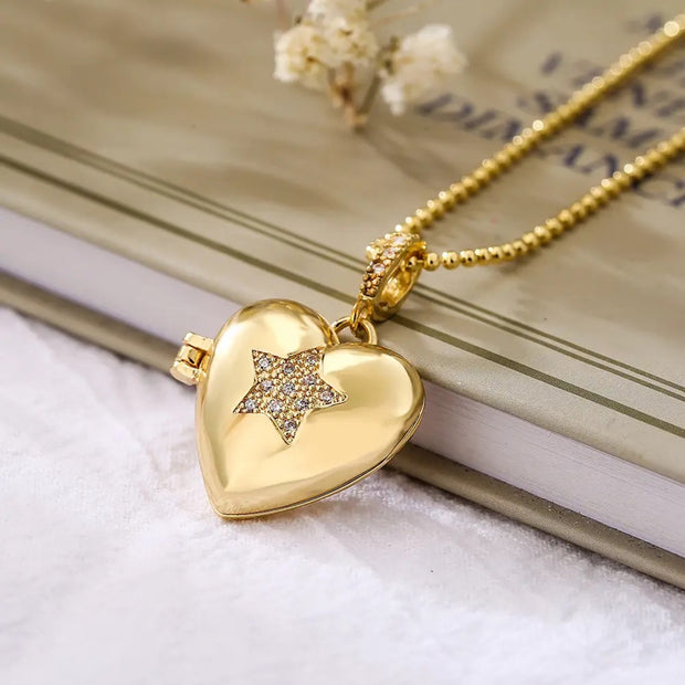 Star Heart Locket