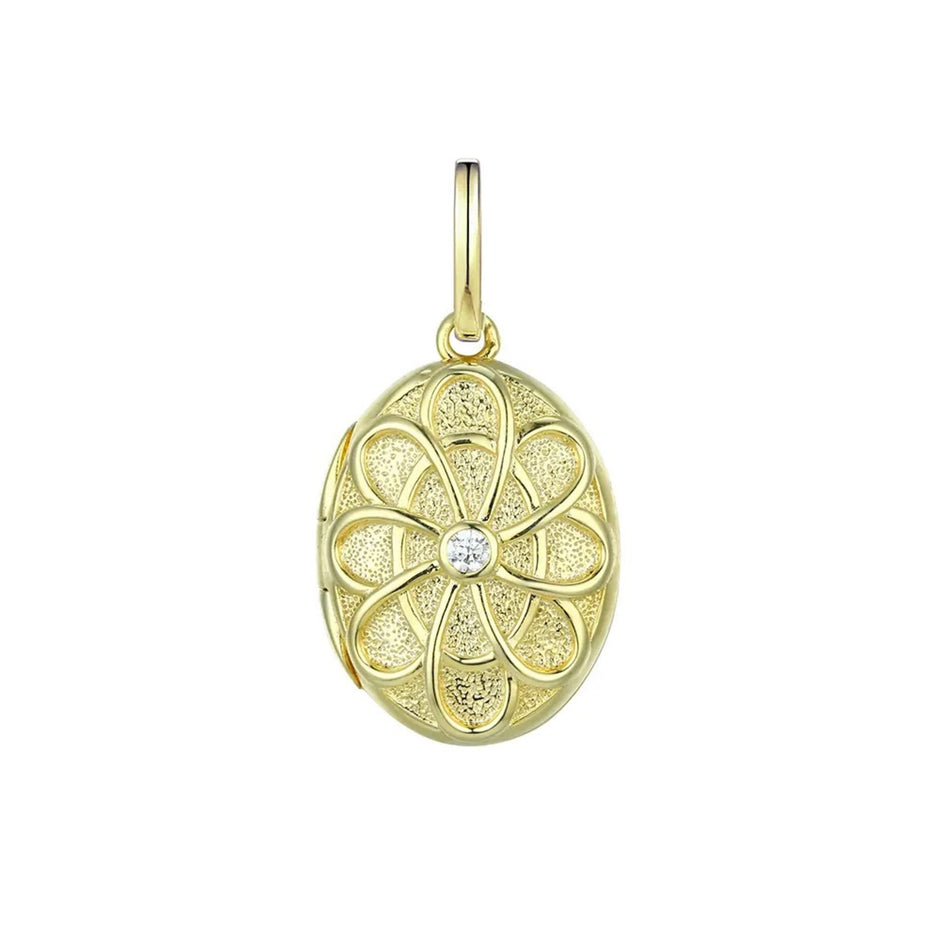 Intricate Diamond Oval