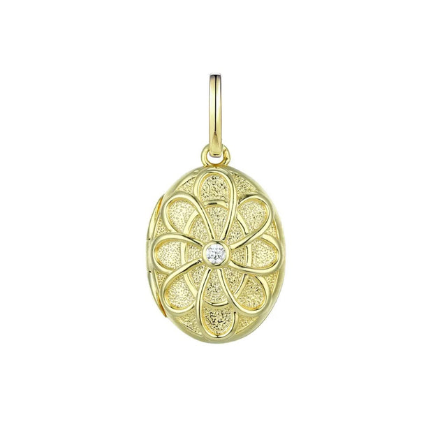 Intricate Diamond Oval