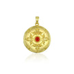 Red Gem Round Locket