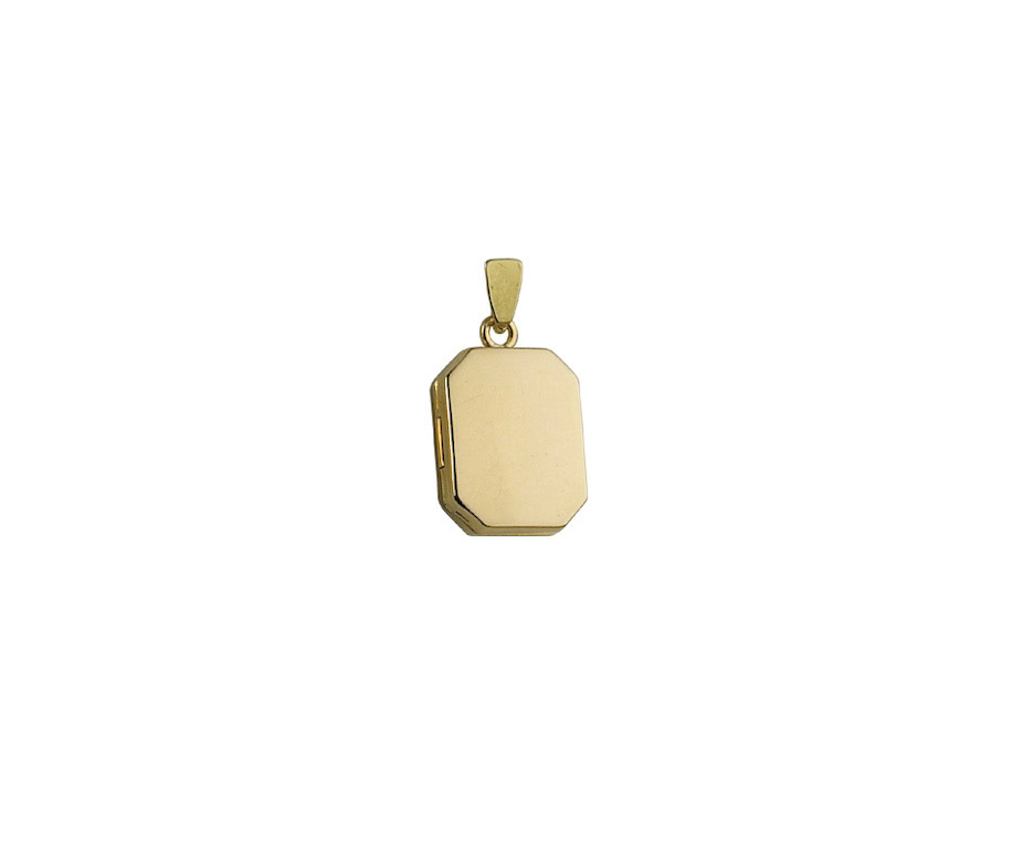 Isadora 9ct Yellow Gold Classic Rectangle Locket