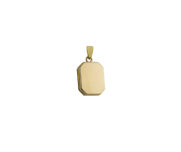 Isadora 9ct Yellow Gold Classic Rectangle Locket