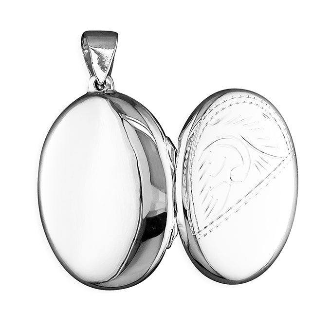 Large Engraved Oval