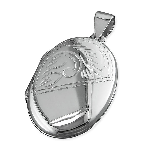 Large Engraved Oval
