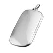 Plain Dog Tag