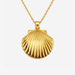 Scallop Shell Gold-Plated Locket