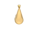 Seraphina 9ct Yellow Gold Domed Teardrop Locket