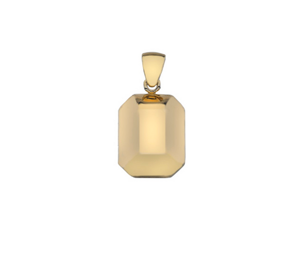 Seraphina 9ct Yellow Gold Domed Teardrop Locket