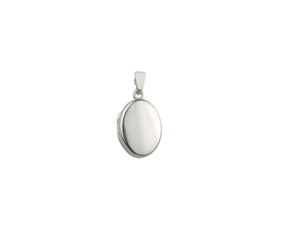 Silver Plain 16mm Oval Locket / Coming Soon